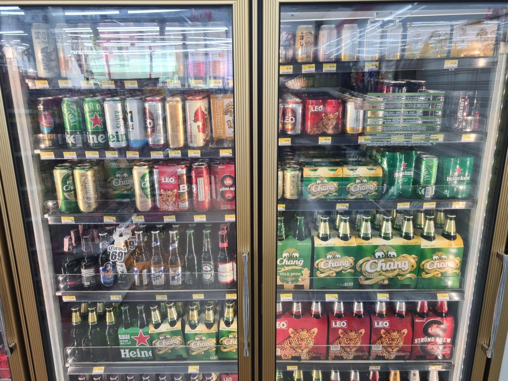 Beer for sale in Bangkok Convenience Stores