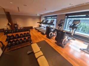 Fitness Centre at Hyatt Regency Hotel Yokohama Japan