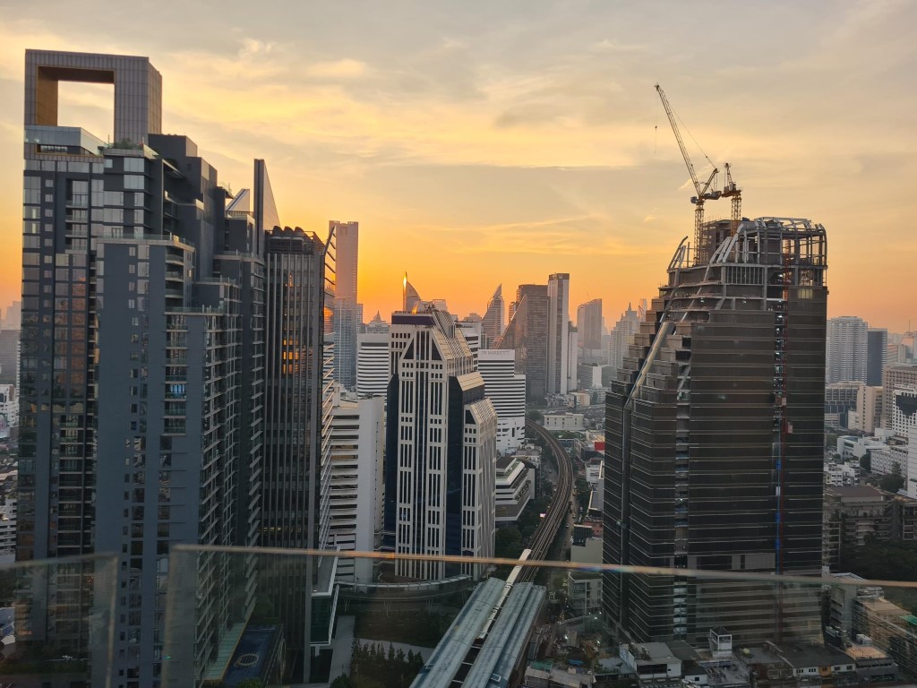 View from Spectrum Lounge at Hyatt Regency Sukhumvit Bangkok