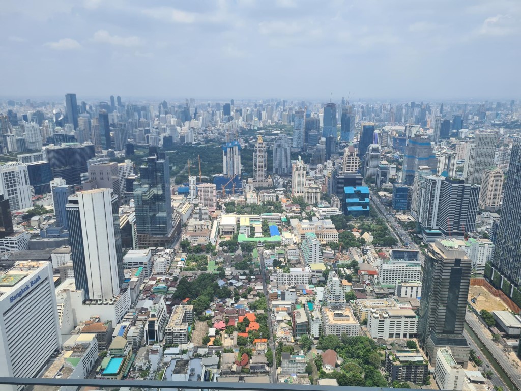 Best View of Bangkok from Mahanakon Skywalk Bangkok