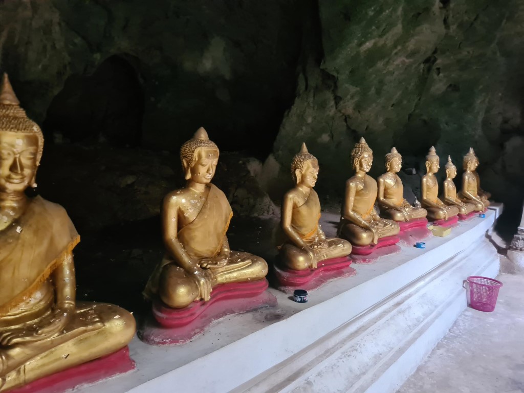 Buddha Statues at Khao Luang Cave Phetchaburi