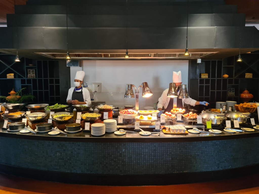 Buffet Breakfast at the Hilton Hua Hin Resort Hotel