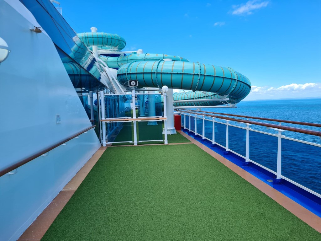 Deck 16 Walking Track on P&O Pacific Adventure