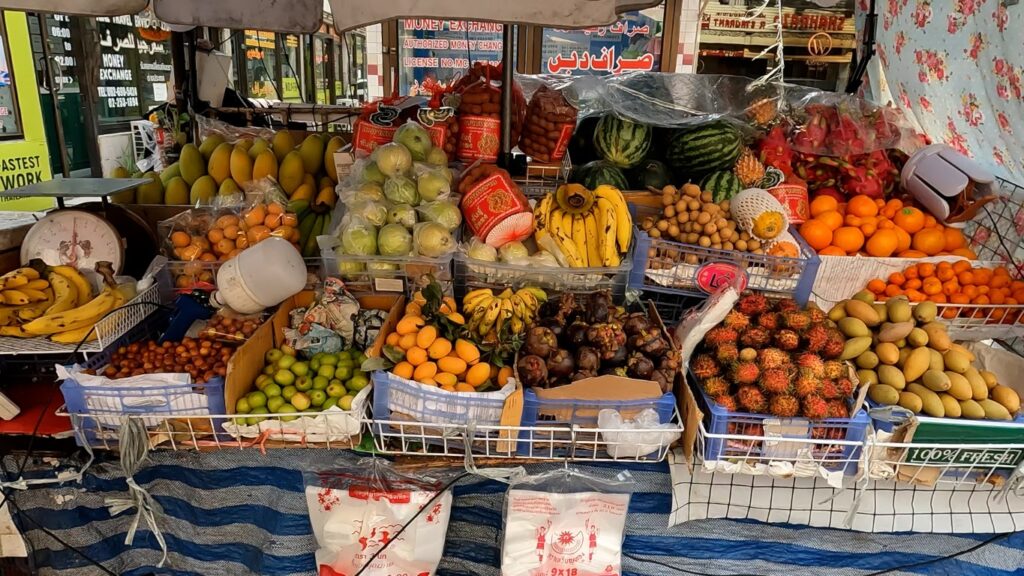 Fresh Fruit Stalls on Soi Arab Bangkok
