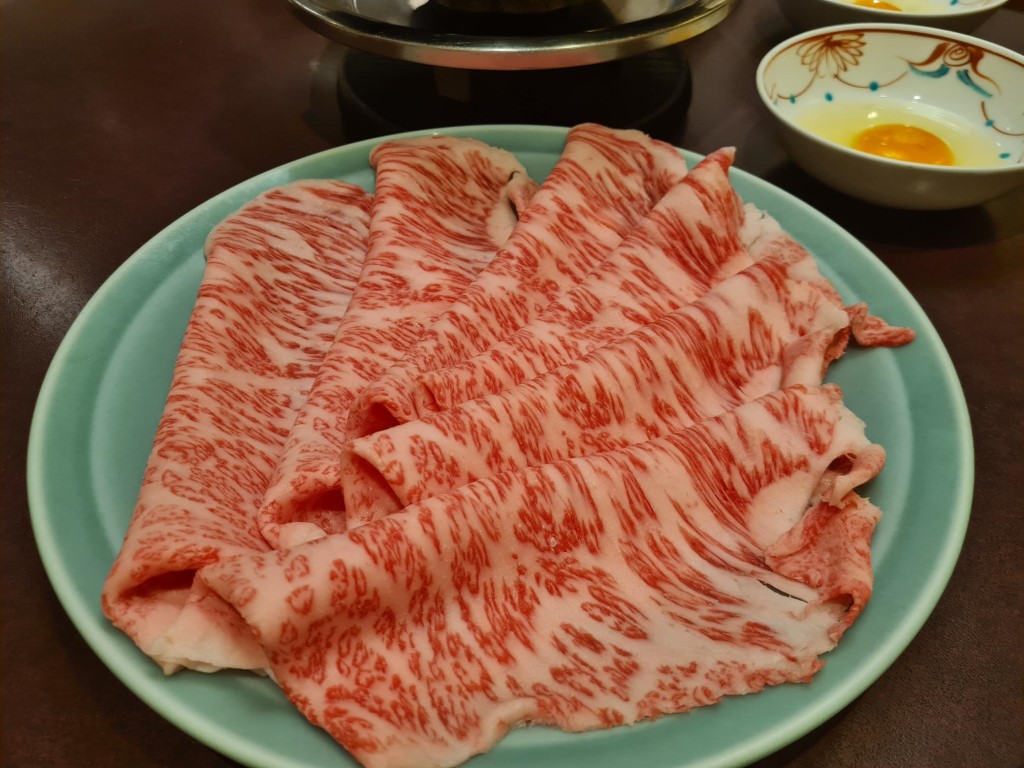 High Quality Beef at Imahan Sukiyaki Restaurant Nishi-Shinjuku