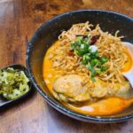 Khao Soi Northern Thailand Noodle Soup at Soi 11 Sukhumvit Bangkok