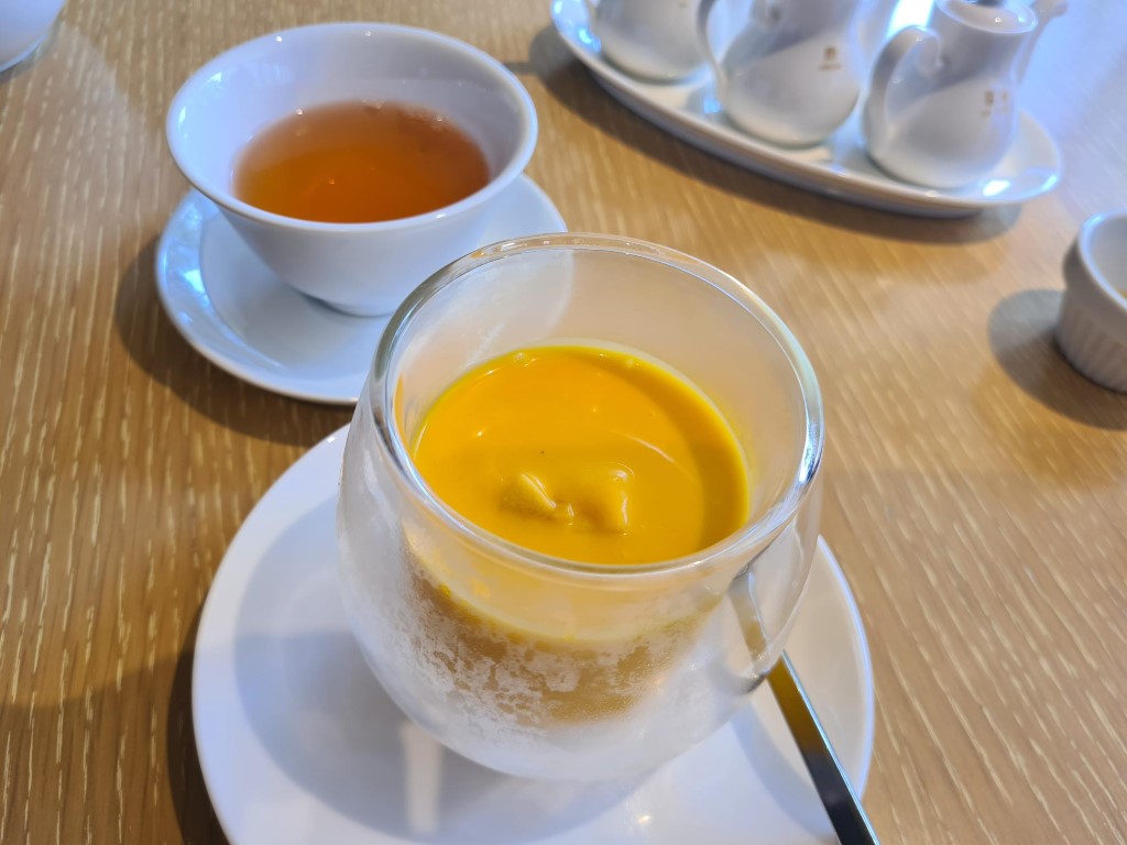Mango Pudding Dessert at Dynasty Chinese Restaurant Tokyo