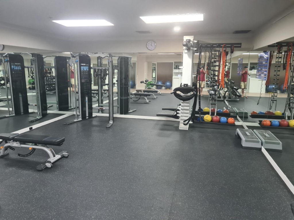 Multi-purpose weight machines at Hilton Hotel Hua Hin Fitness Centre