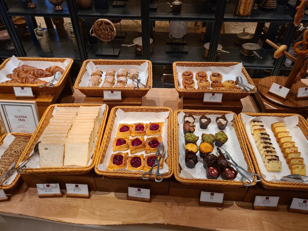 Pastries at the Buffet Breakfast in Hyatt Regency Sukhumvit Bangkok