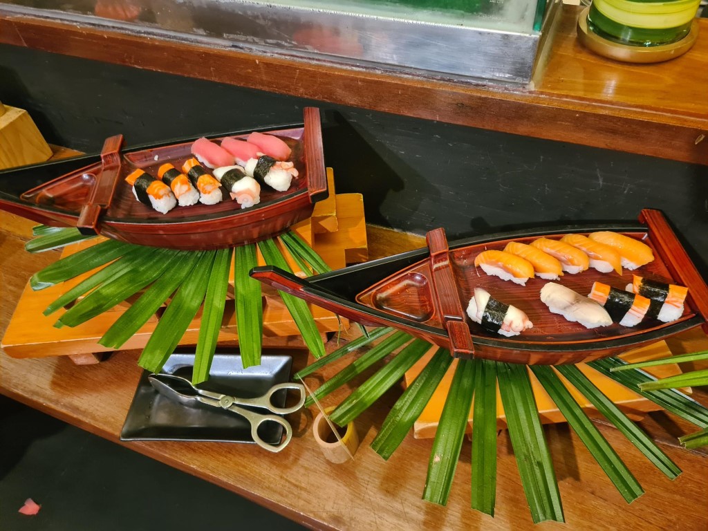 Sushi at the Japanese Buffet at Hagi Japanese Restaurant Hua Hin