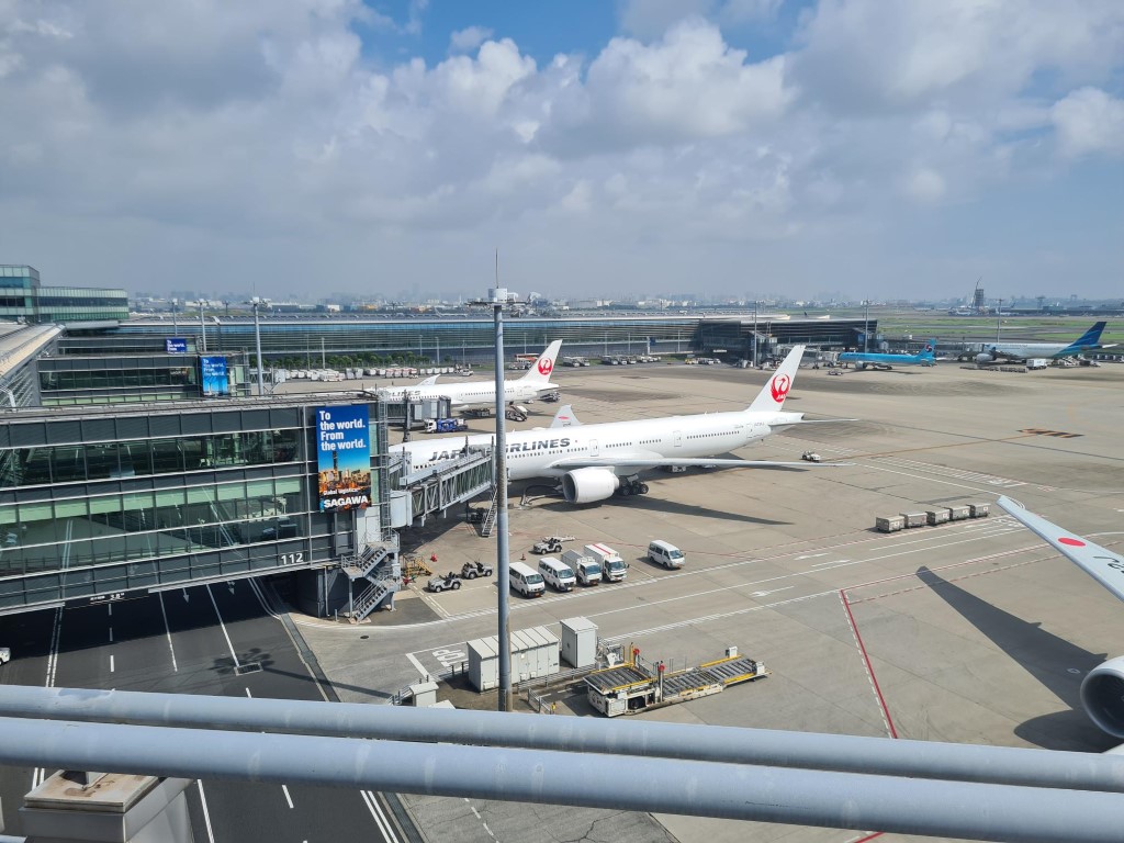 View from Observation Deck at Haneda International Airport