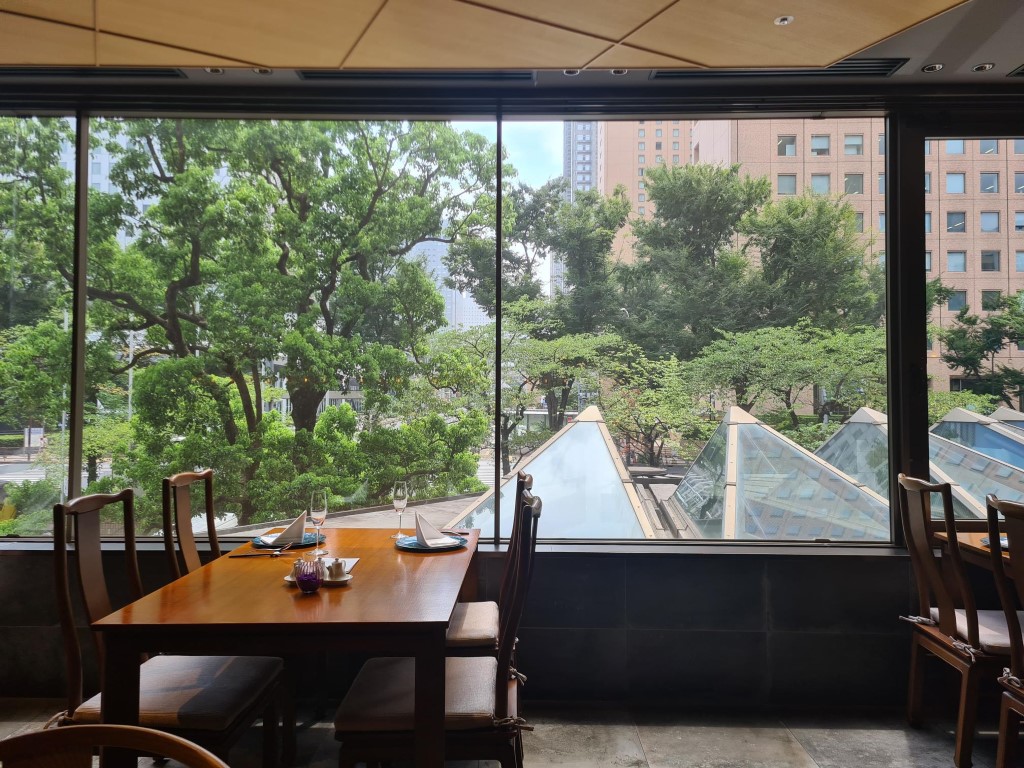 View outside from Dynasty Chinese Restaurant Tokyo
