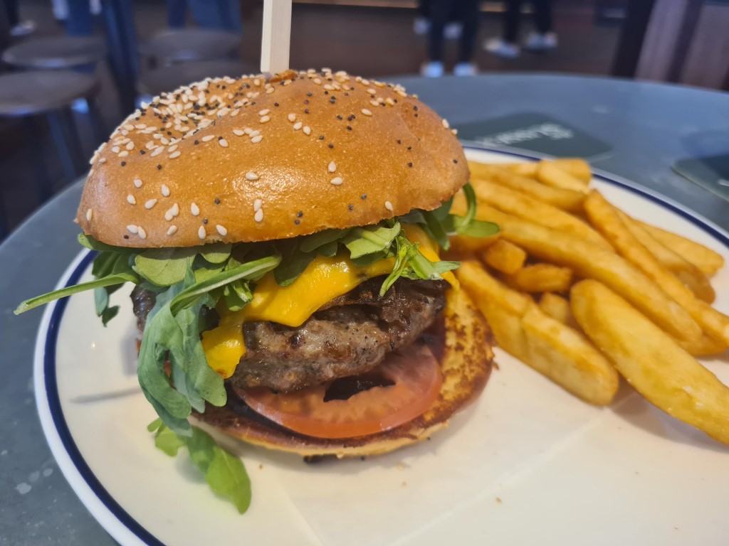 Wagyu Beef Burger Sussex Hotel Sydney CBD