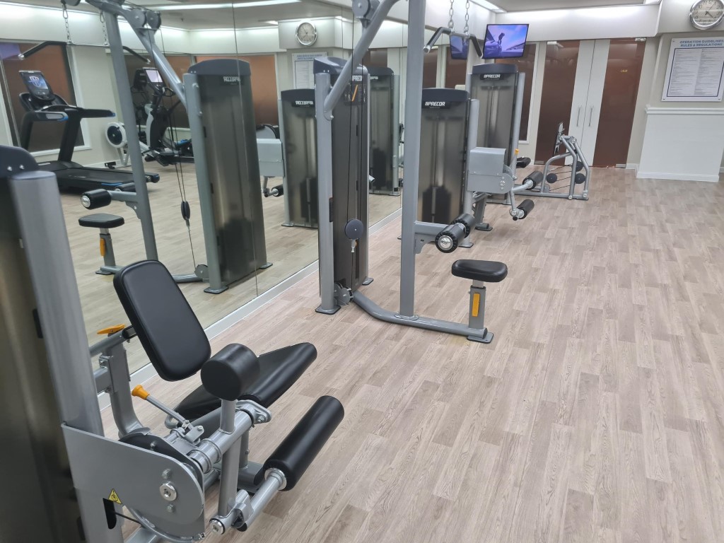 Weight Machines in the Gymnasium in Hilton Hotel Hua Hin