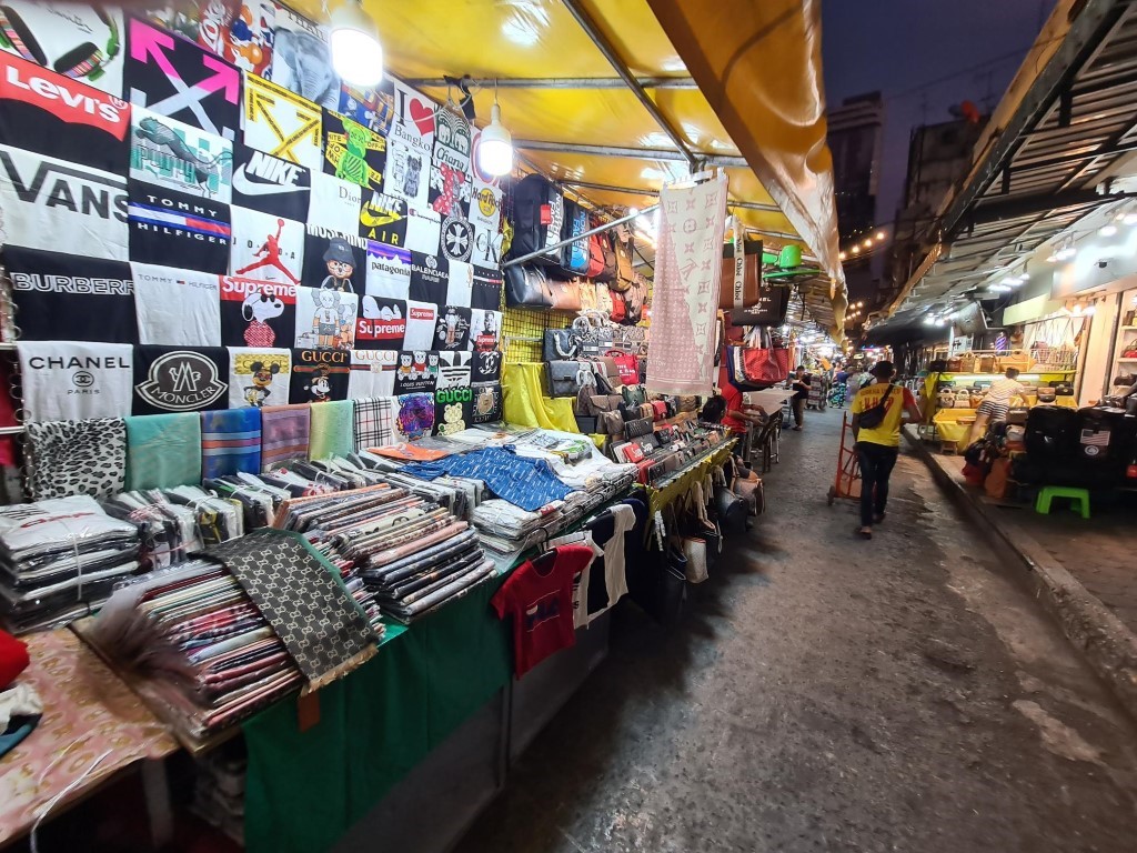 T-Shits for sale at Patpong Night Market Bangkok