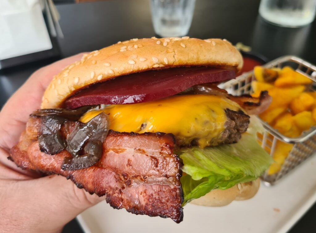 Aussie Burger at Cairns Burger Cafe