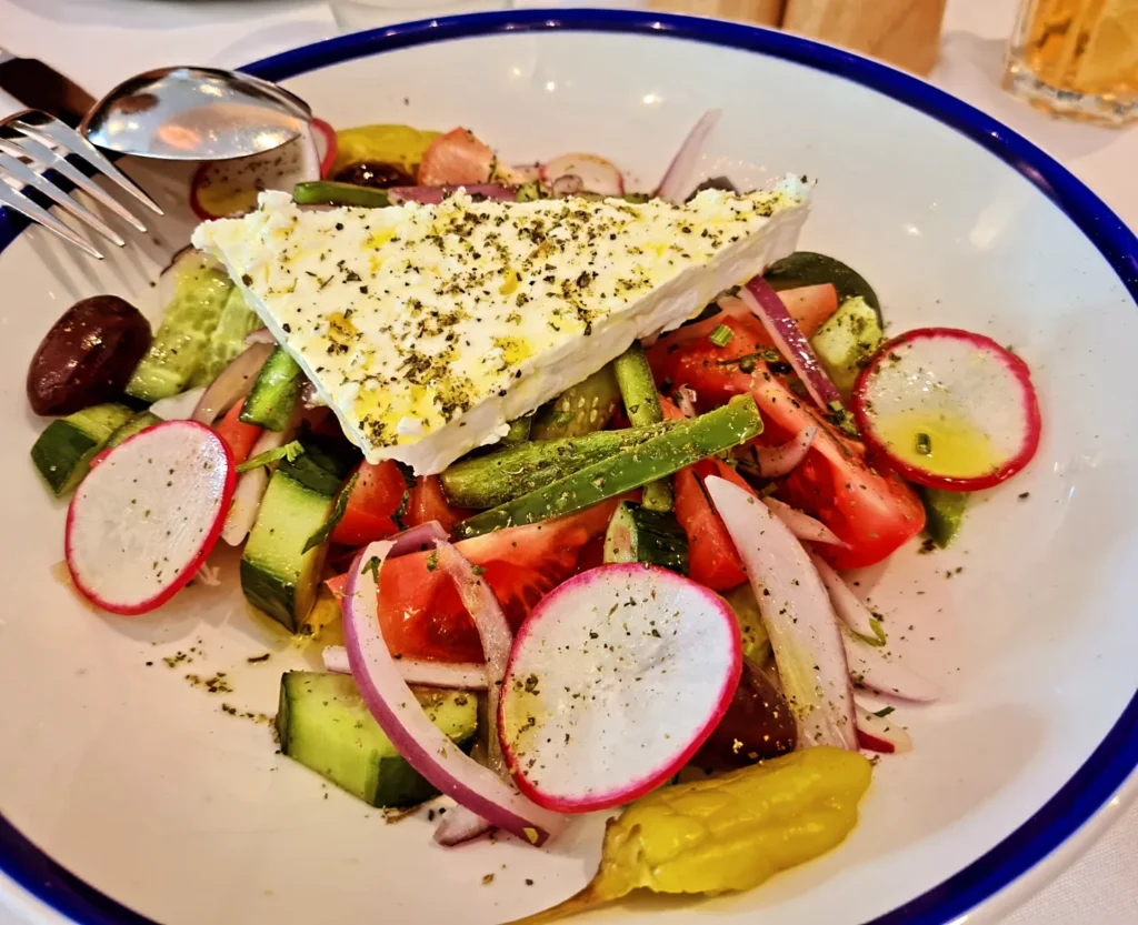 Greek Salad at Medusa Greek Restaurant Sydney
