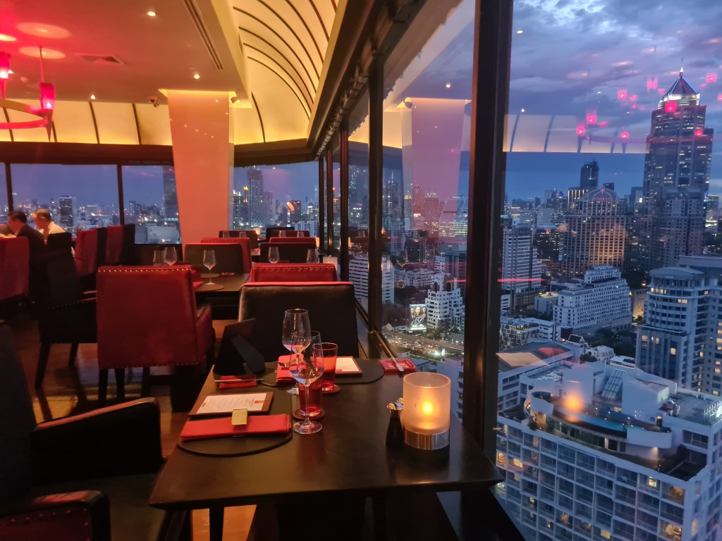 Top Quality Steak Restaurant with awesome view over Bangkok