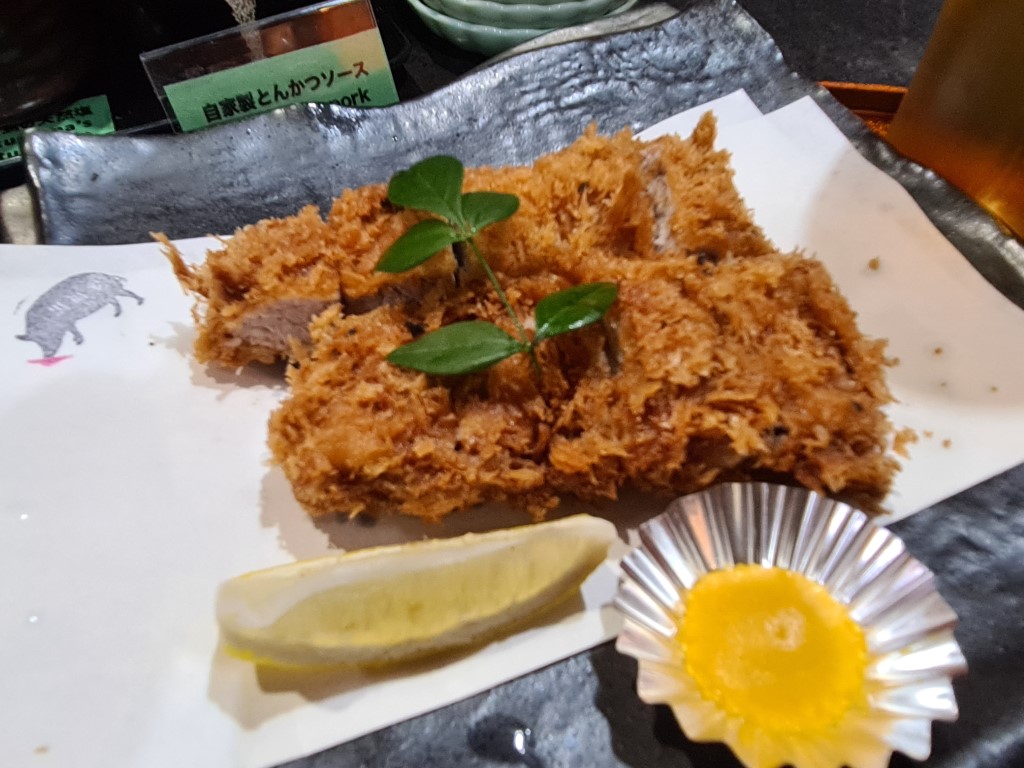 Best Tonkatsu at Kurobuta Restaurant Kagoshima Japan