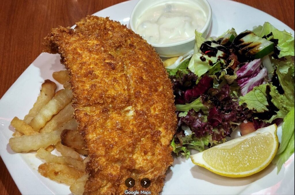 Fish and Chips and Wanchai Stadium Sports Bar Hong Kong