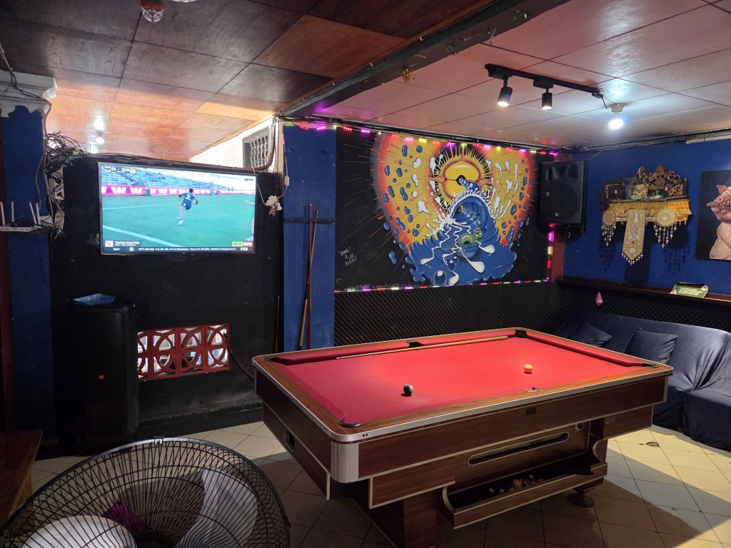 Inside Burjo's Sport Bar Kuta