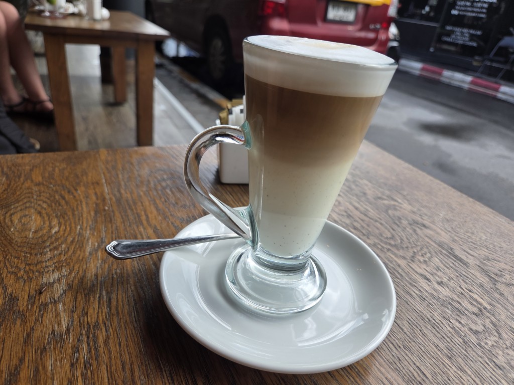 Coffee Hot Latte at Piri Piri Sports Bar Lamai