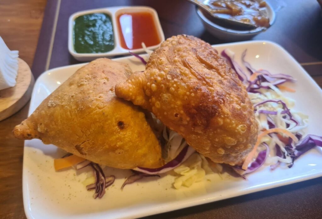 Samosa at Tandoori Palace Indian Restaurant Chaweng Beach