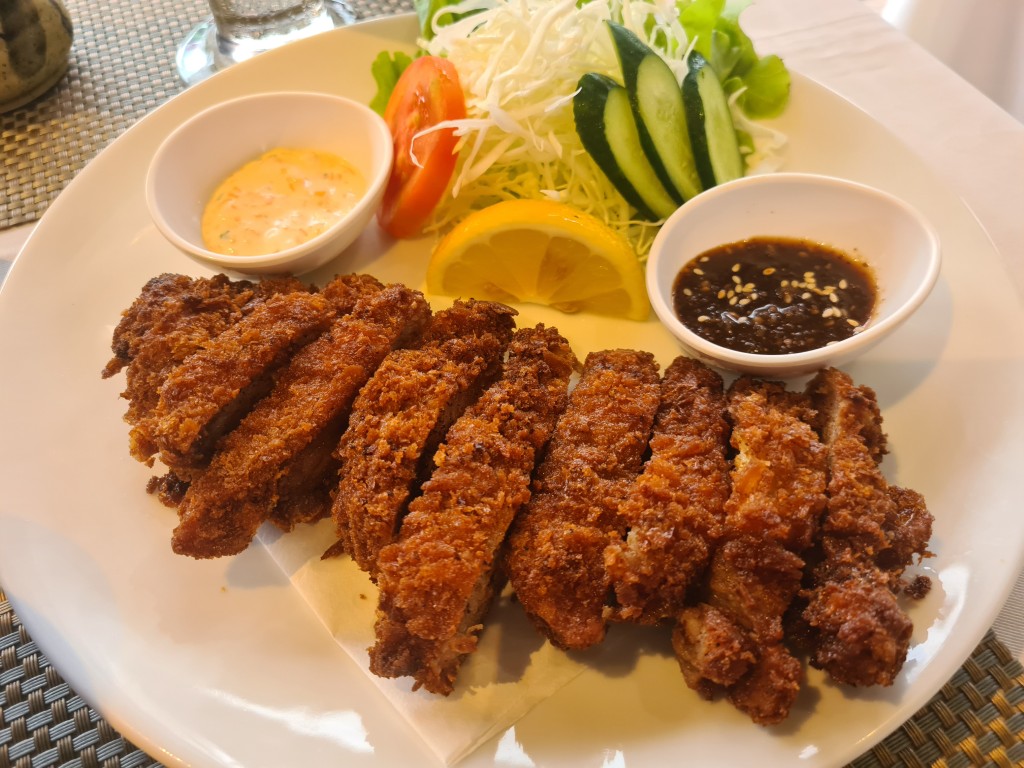 Tonkatsu Pork Loin at Ageha Japanese Restaurant Lamai Beach