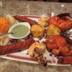 Tandoori platter at Moti Indian Restaurant Roppongi