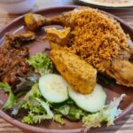 Ayam Penyet at Ria Indonesian Restaurant Parramatta
