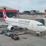 Qantas B737-800 Rego VH-VXE at at Sydney Airport