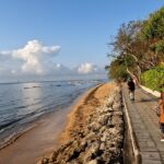 Ride a bike along the Sanur Beach Promenade