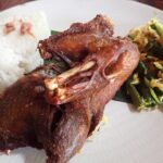 Crispy duck at Warung Pregina Sanur