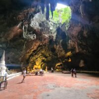 Natural Light steaming into Khao Luang Cave Phetchaburi