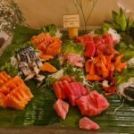 Sashimi at the Japanese Buffet at Hagi Japanese Restaurant Hua Hin