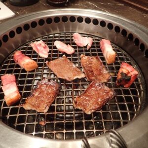 Japanese BBQ at Rokkaku Japanese Yakiniku Restaurant Shinjuku