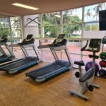 Cardio machines in the gym at DoubleTree by Hilton Cairns