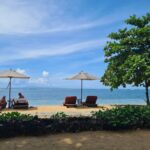 View from Fisherman Club Restaurant at Andaz Bali Hotel Sanur