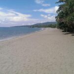 The beach at the front of Jayakarta Lombok Hotel