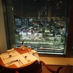 Restaurant with a great view over Tokyo