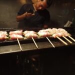 Chicken Skewers at Iku Yakitori Restaurant